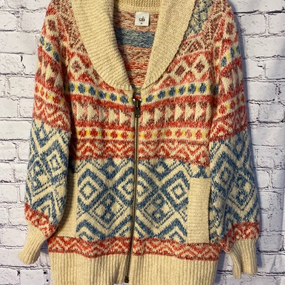 Cabi full zip sweater cardigan xsmall‎ - Picture 3 of 6